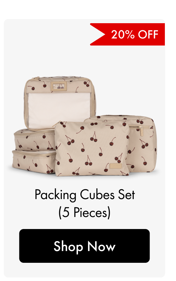 20% OFF | Packing Cubes Set (5 Pieces) | Shop Now