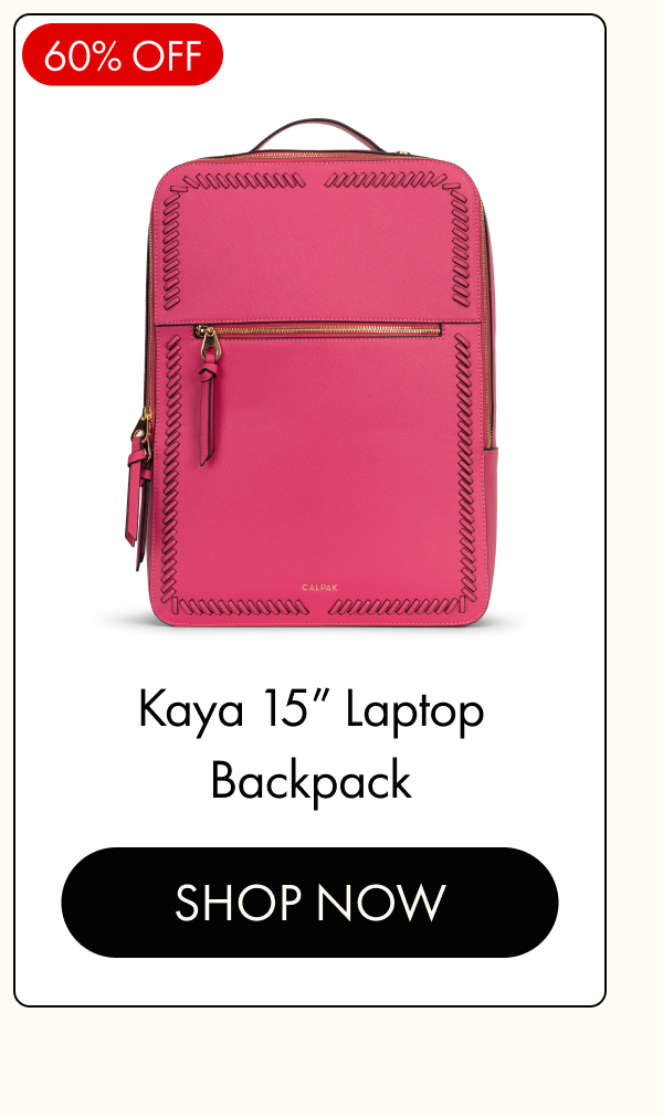60% OFF | Kaya 15" Laptop Backpack | Shop Now
