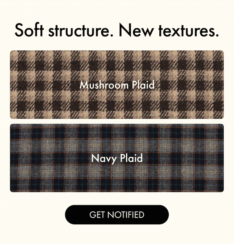 Soft structure. New textures. | GET NOTIFIED