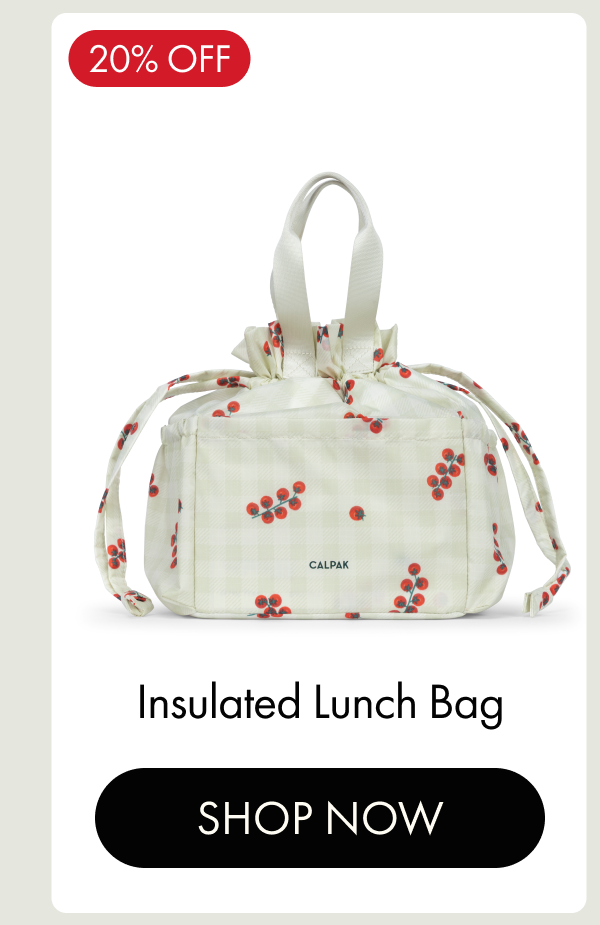 20% OFF | Insulated Lunch Bag | SHOP NOW