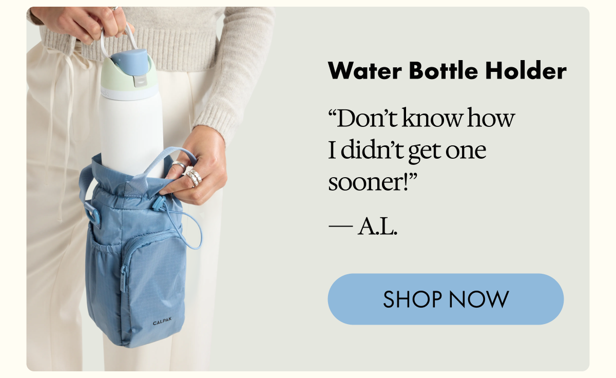 Water Bottle Holder | "Don't know how I didn't get one sooner!" - A.L. | SHOP NOW