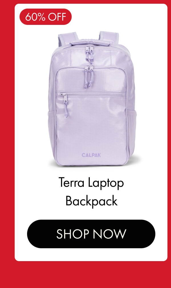 60% OFF | Terra Laptop Backpack | SHOP NOW