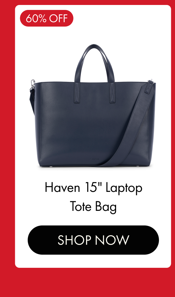 60% OFF | Haven 15" Laptop Tote Bag | SHOP NOW