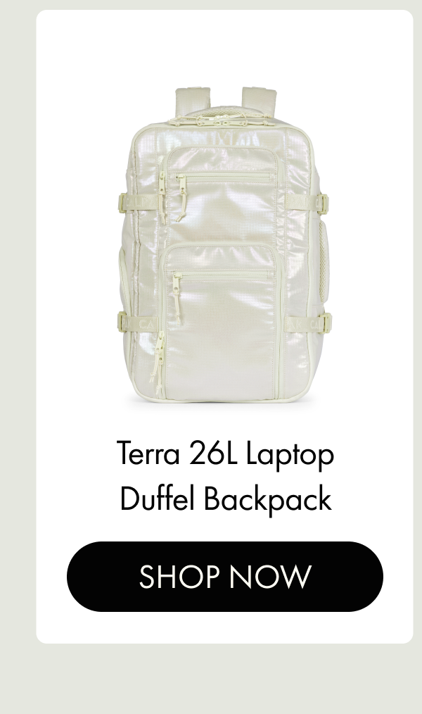 Terra 26L Laptop Duffel Backpack | SHOP NOW