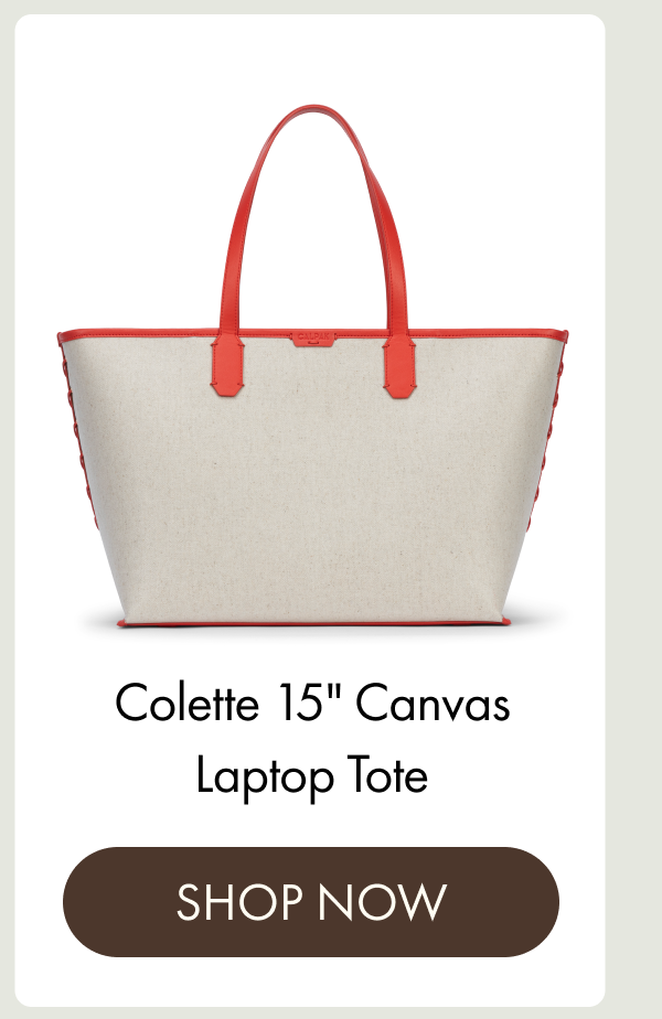Colette 15" Canvas Laptop Tote | SHOP NOW
