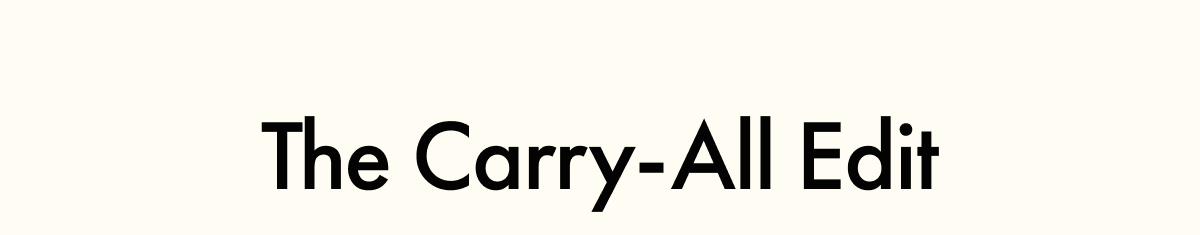 The Carry-All Edit