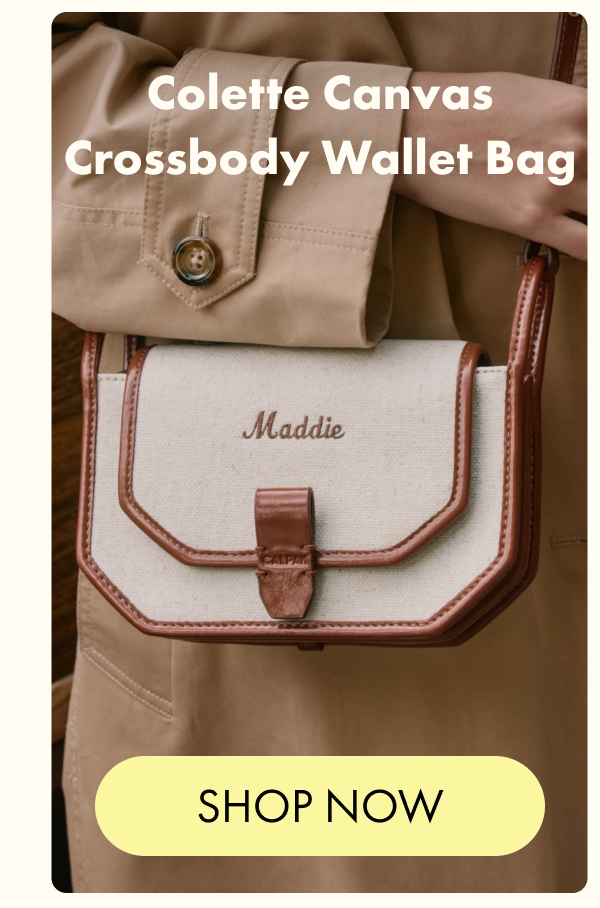 Colette Canvas Crossbody Wallet Bag | SHOP NOW 