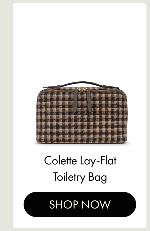 Colette Lay-Flat Toiletry Bag | SHOP NOW