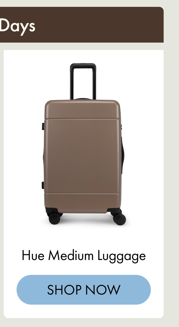 Hue Medium Luggage | SHOP NOW