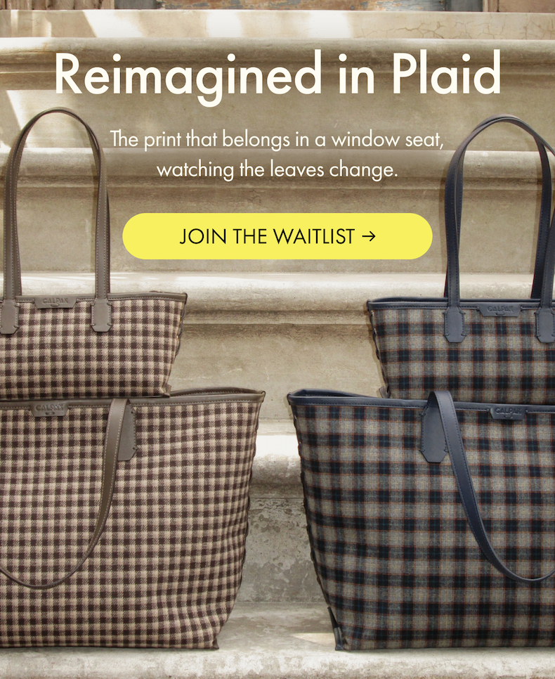 Reimagined in Plaid | The print that belongs in a window seat, watching the leaves change.