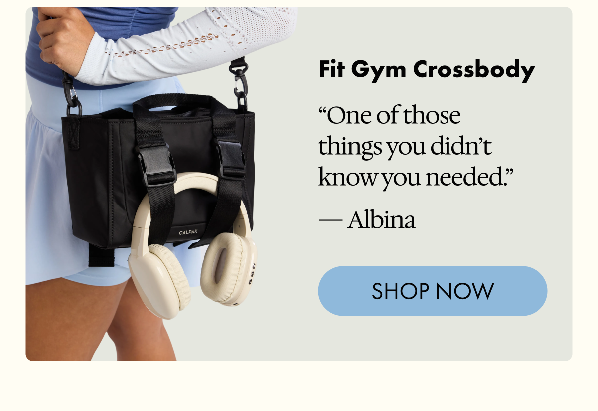 Fit Gym Crossbody | "One of those things you didn't know you needed." - Albina | SHOP NOW