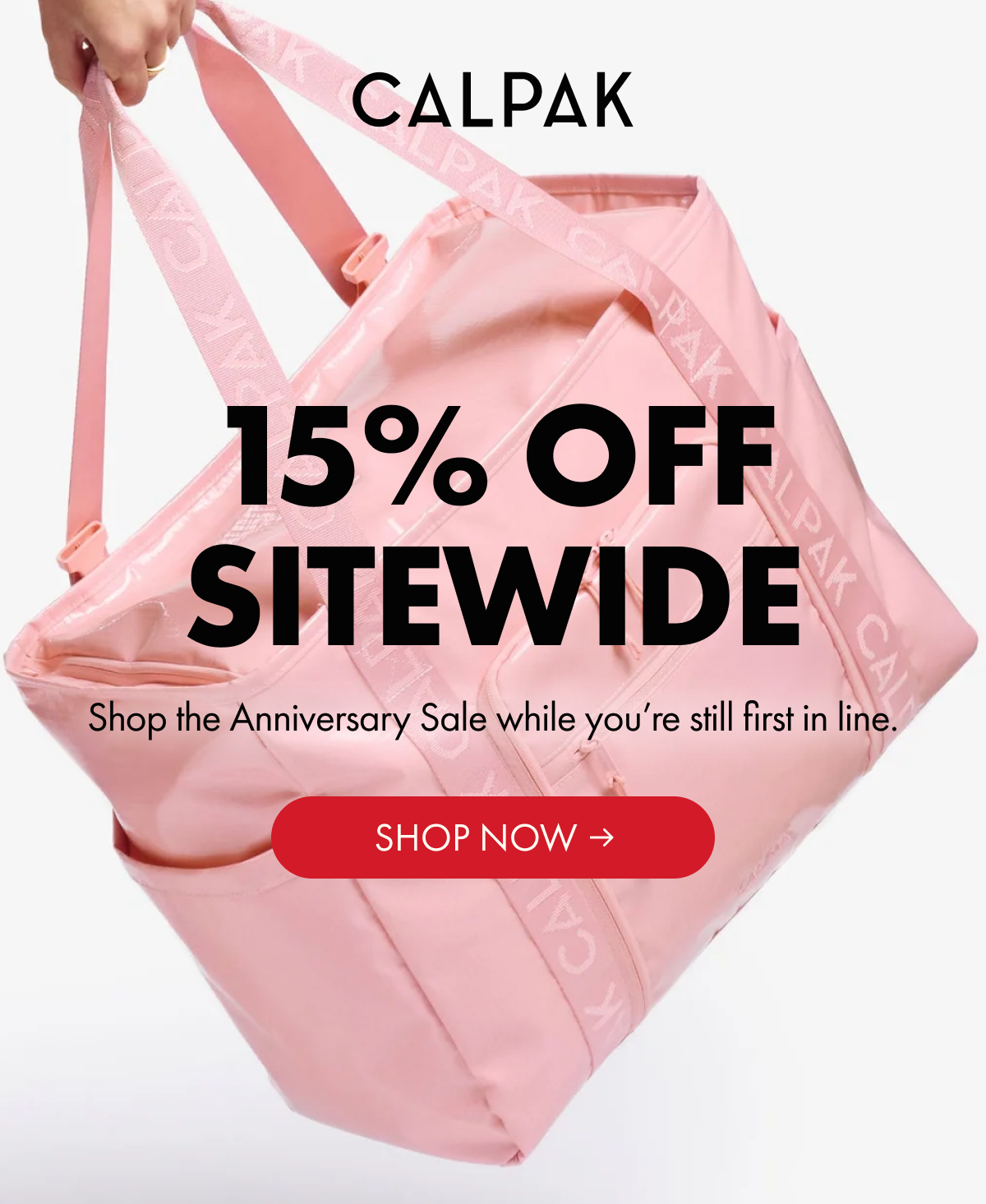 CALPAK | 15% OFF SITEWIDE | Shop the Anniversary Sale while you're still first in line. | SHOP NOW