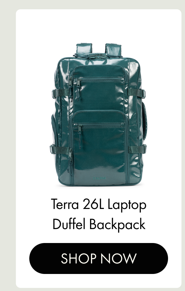 Terra 26L Laptop Duffel Backpack | SHOP NOW
