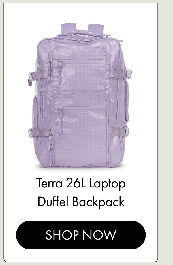 Terra 26L Laptop Duffel Backpack | SHOP NOW