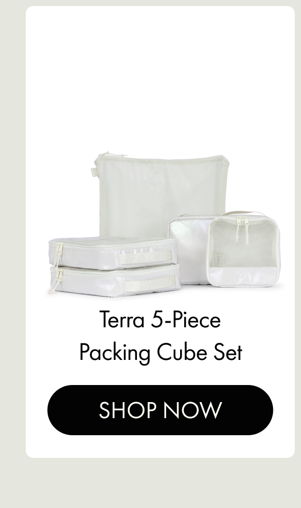 Terra 5-Piece Packing Cube Set | SHOP NOW
