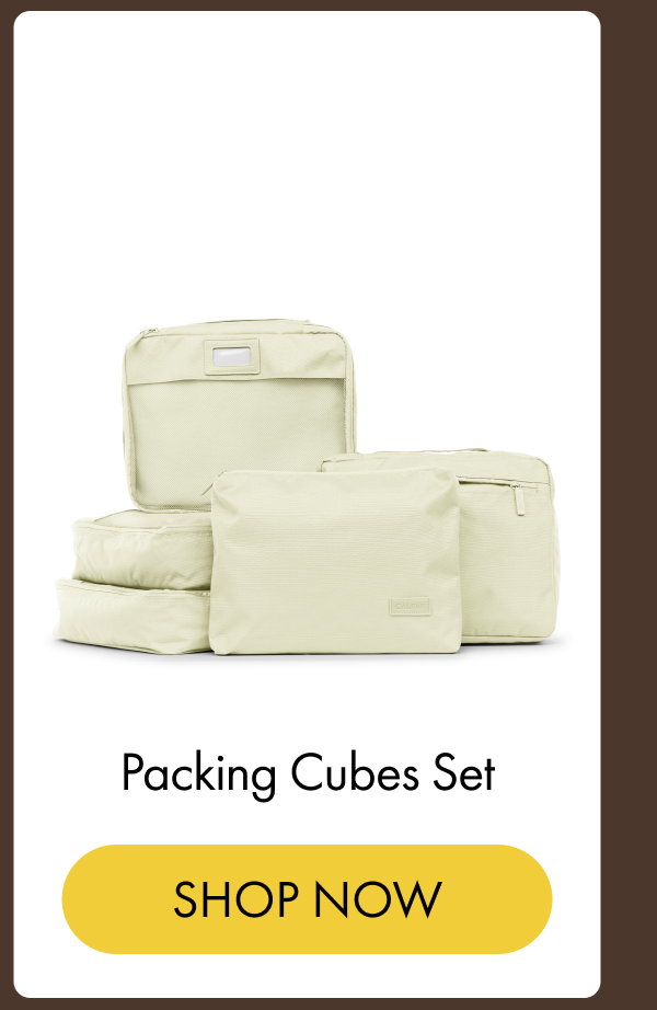 Packing Cubes Set | SHOP NOW