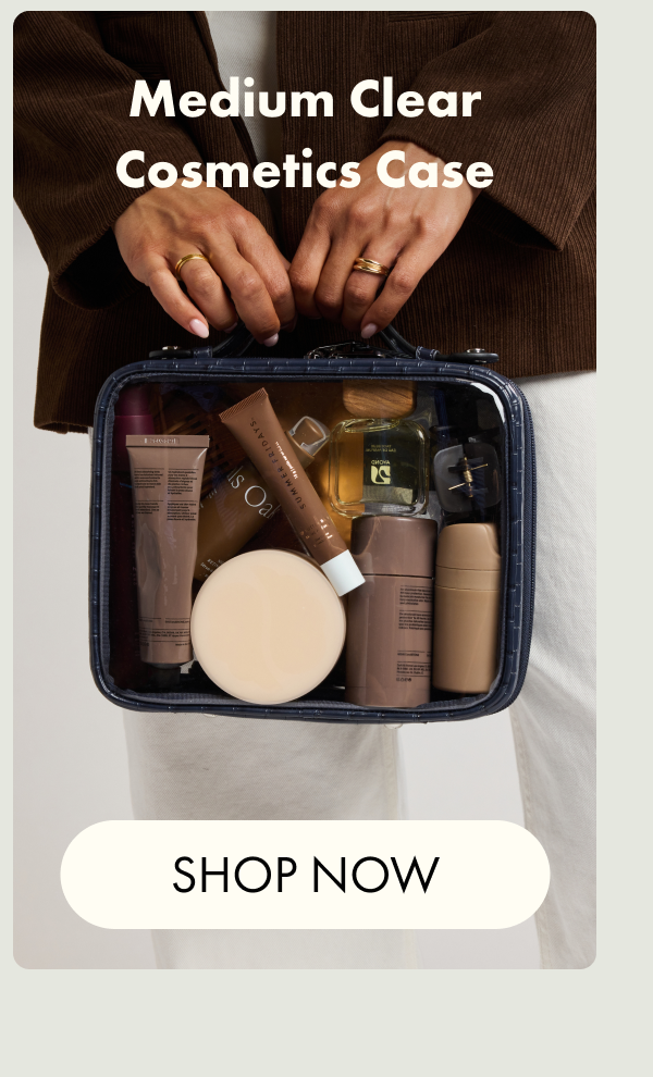 Medium Clear Cosmetics Case | SHOP NOW
