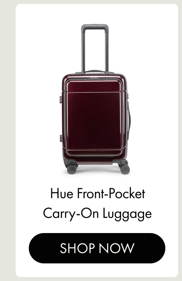 Hue Front-Pocket Carry-On Luggage | SHOP NOW