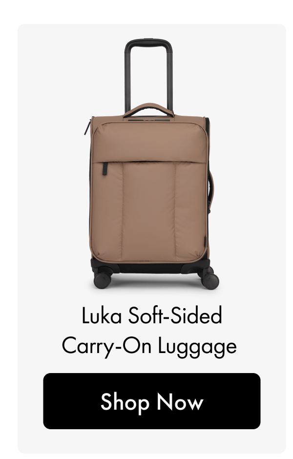 Luka Soft-Sided Carry-On Luggage | Shop Now