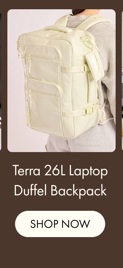 Terra 26L Laptop Duffel Backpack | SHOP NOW