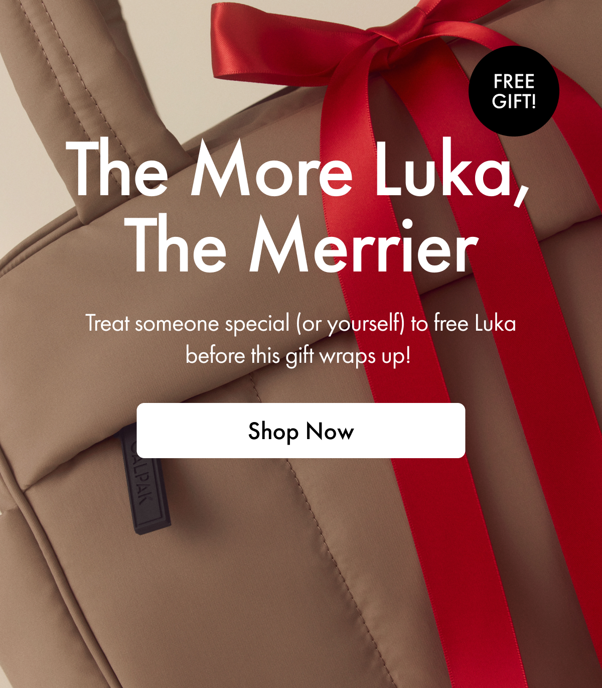 FREE GIFT! | The More Luka, The Merrier | Treat someone special (or yourself) to free Luka before this gift wraps up! | Shop Now
