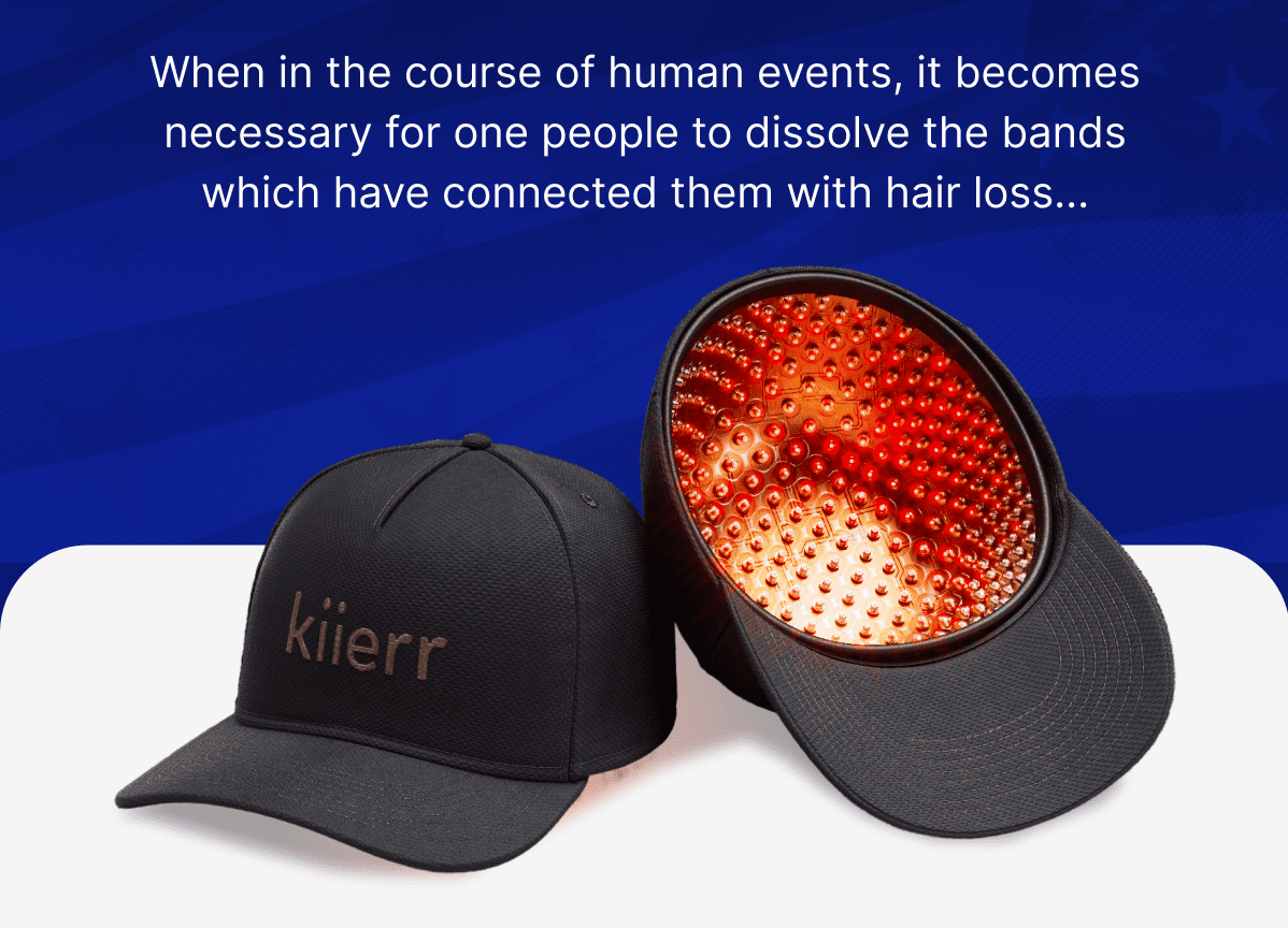 When in the course of human events, it becomes necessary for one people to dissolve the bands which have connected them with hair loss...