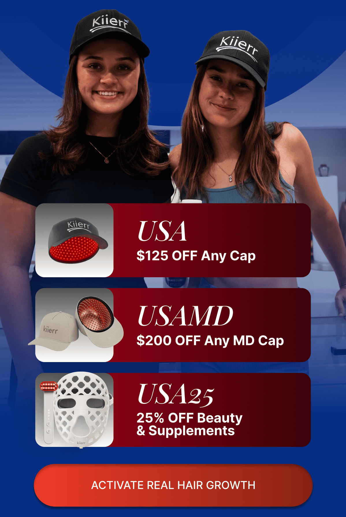 Use $125 OFF Any Cap USAMD $200 OFF Any MD Cap USA25 25% OFF Beauty & Supplements