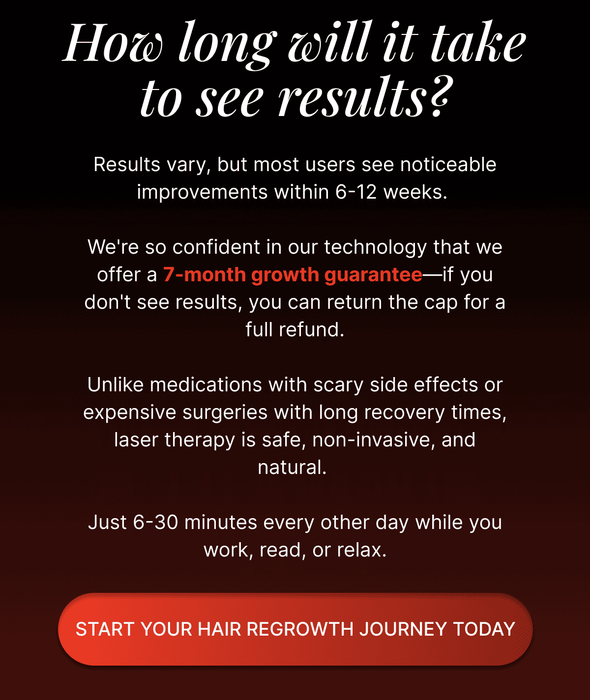 How long will it take to see results?