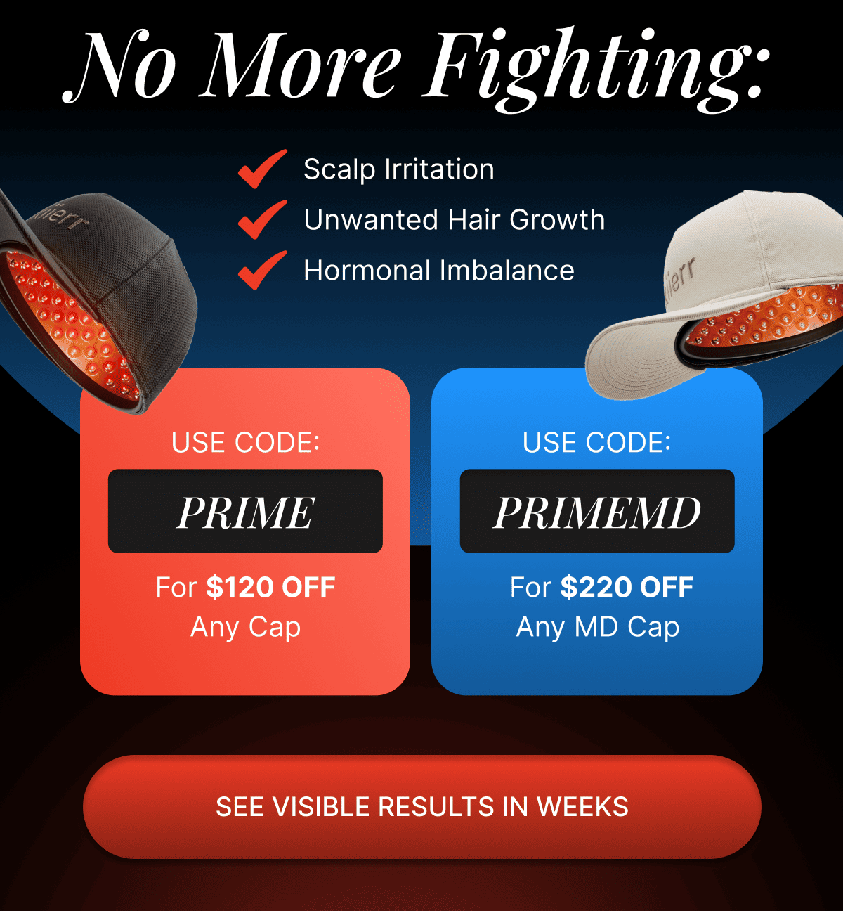 No More Fighting: Scalp irritation Unwanted Hair Growth Hormonal Imbalance