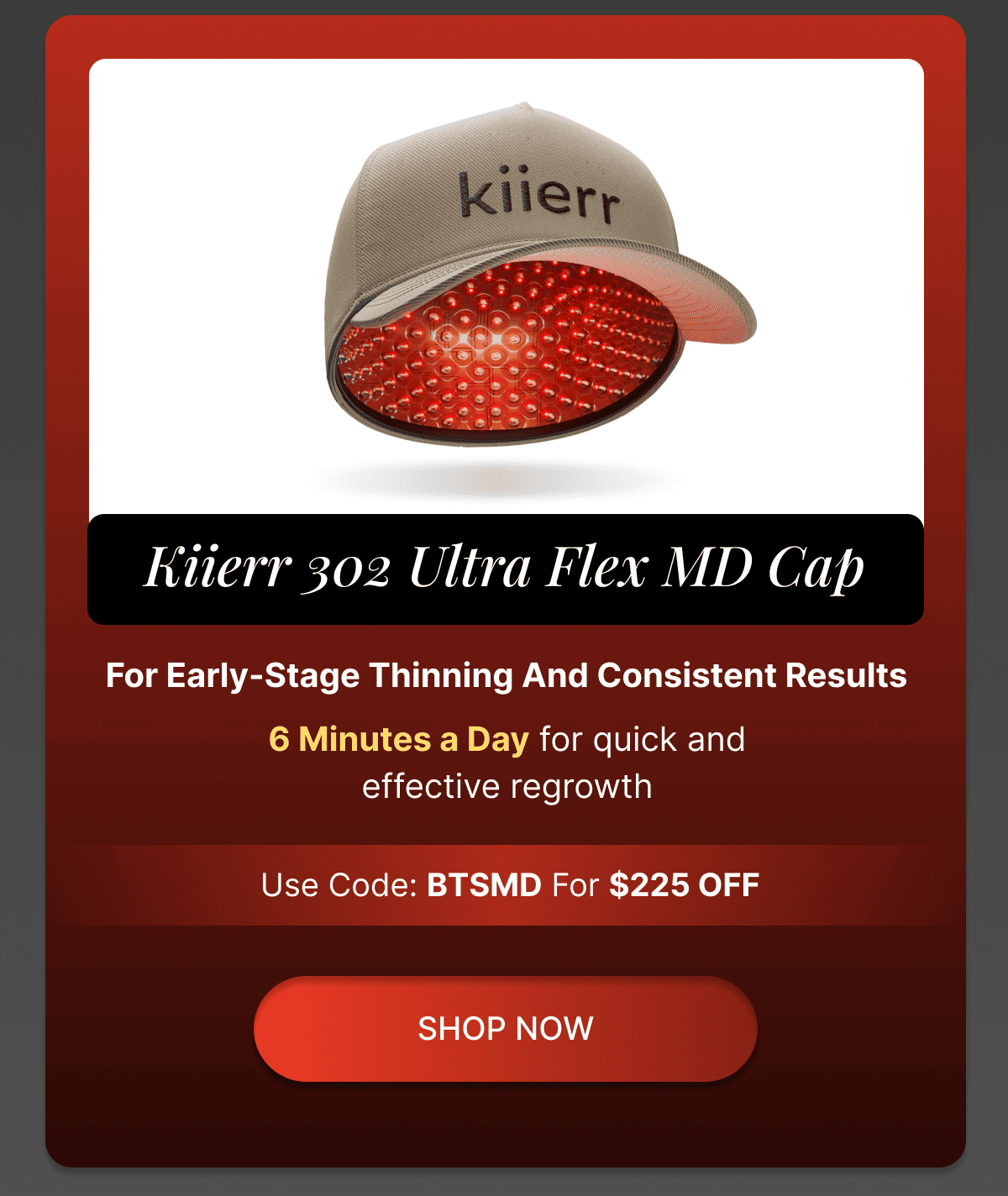 Kiierr 302 Ultra Flex MD Cap