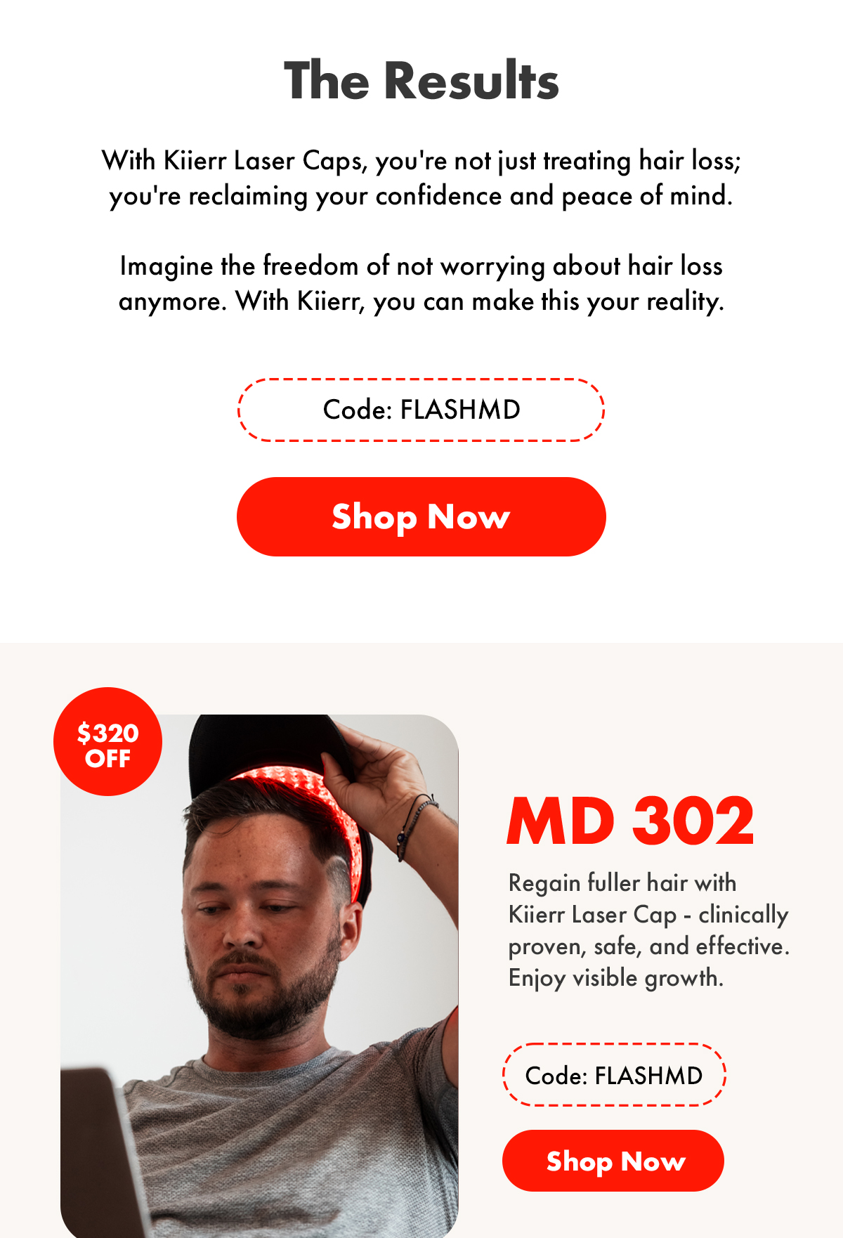 302 MD Ultra Flex Laser Caps