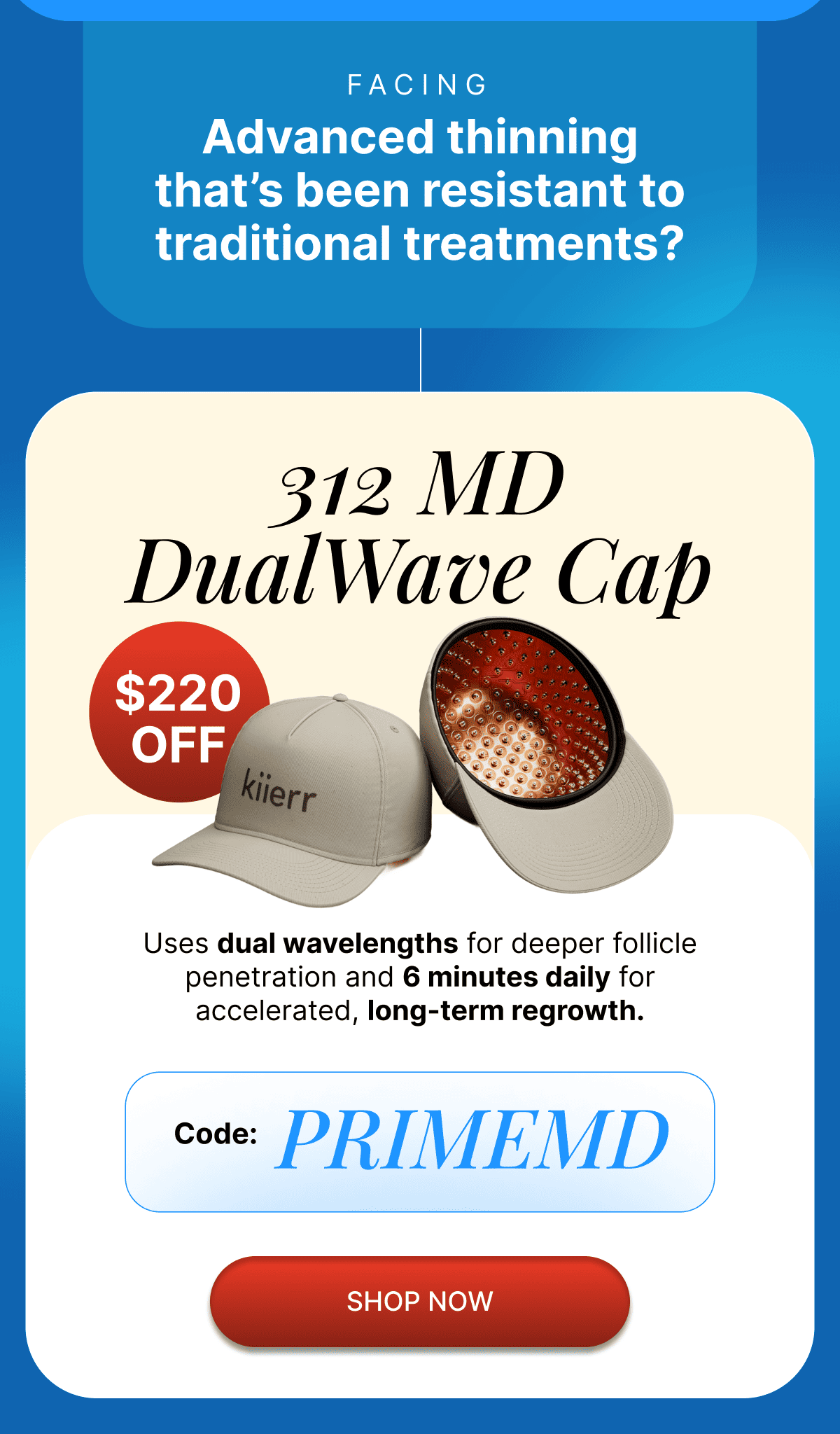 312 MD DualWave Cap