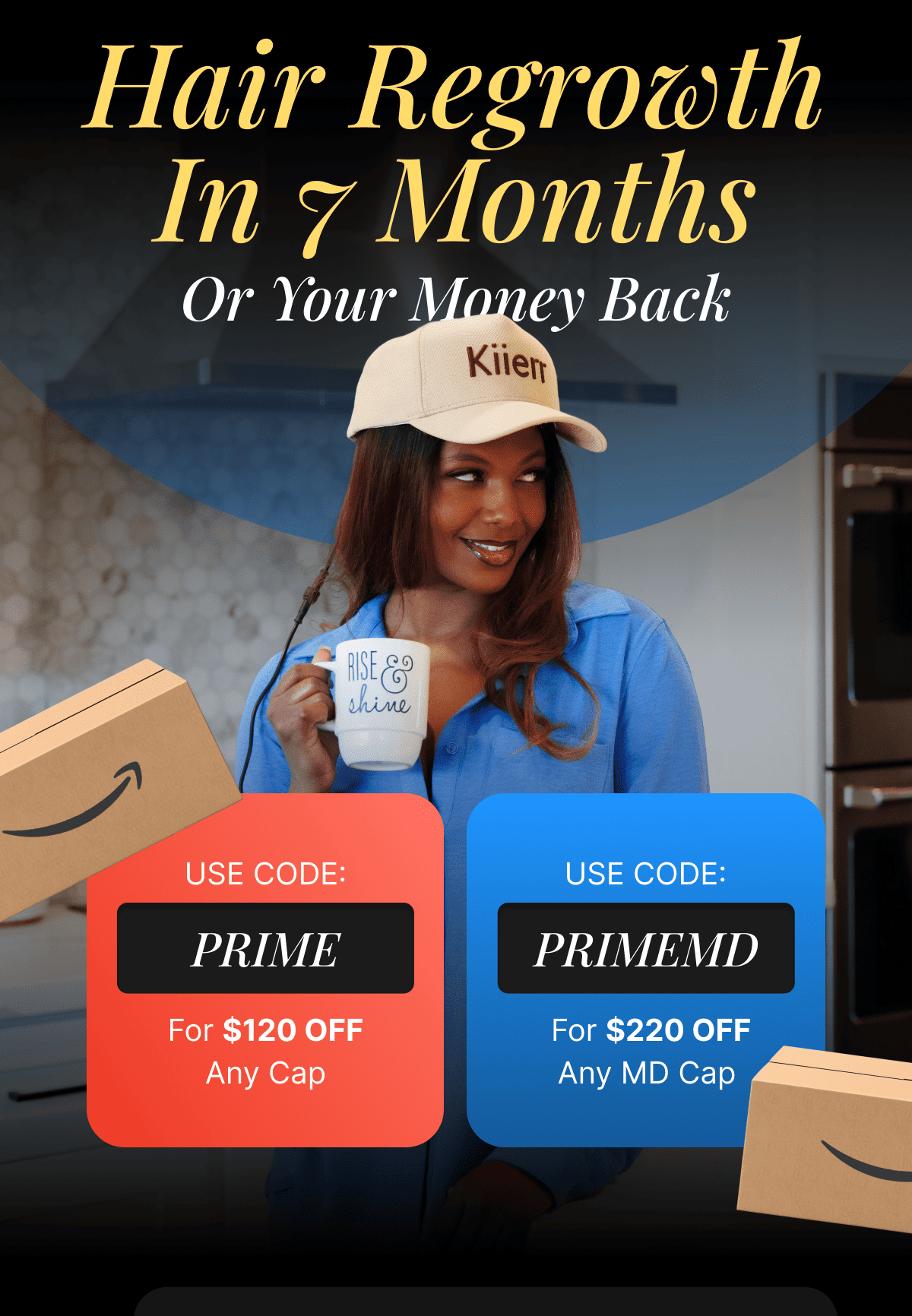 Hair Regrowth In 7 Months Or Your Money Back