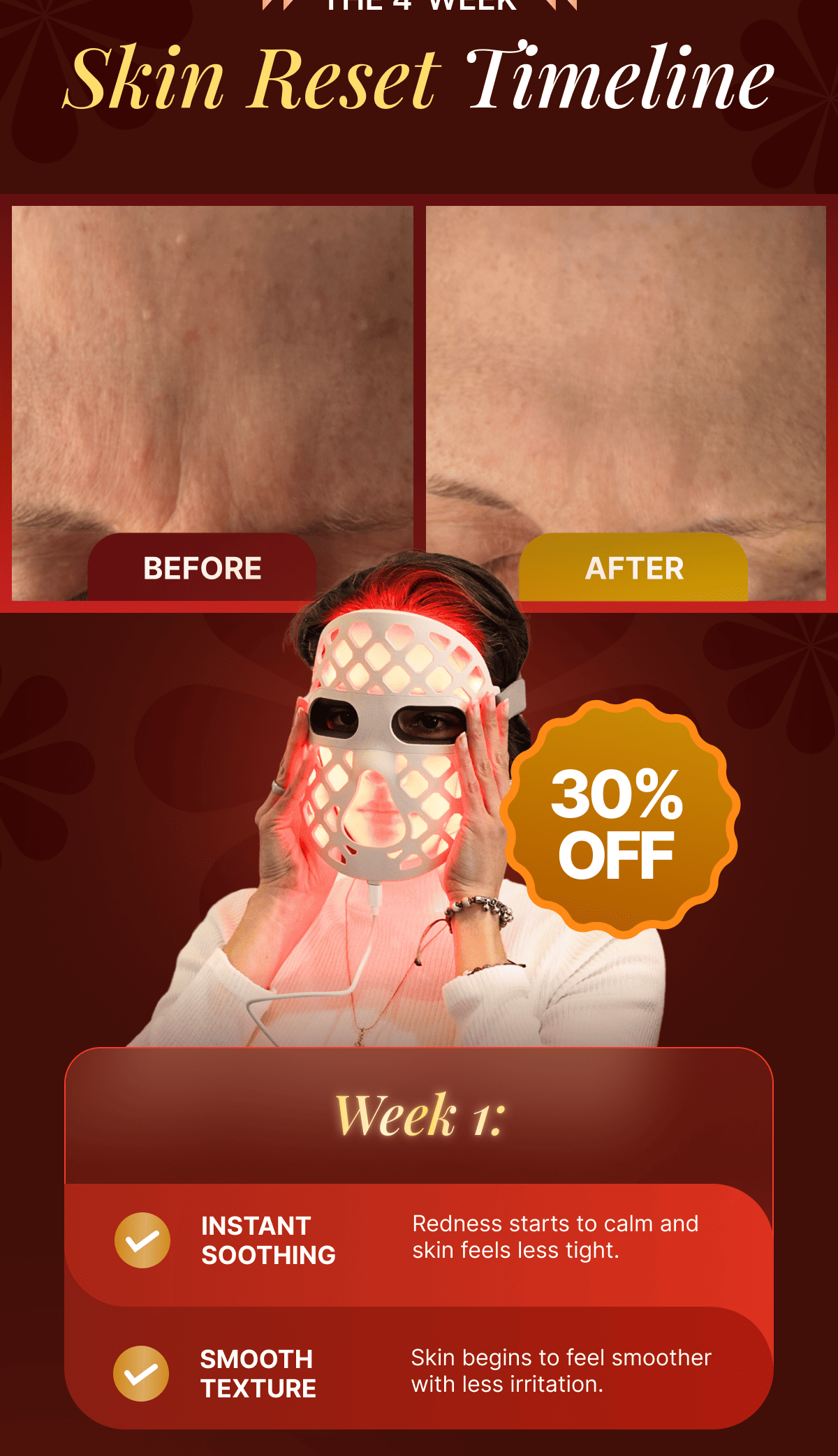 An image of a time-line from problem to solution