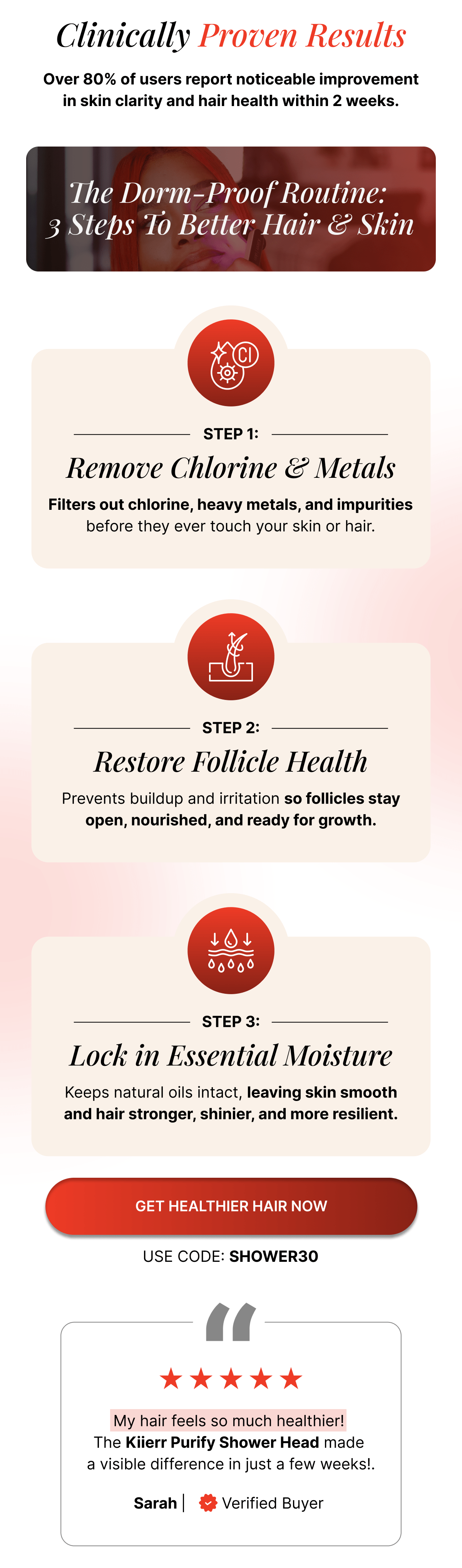 The Dorm-Proof Routine: 3 Steps To Better Hair & Skin