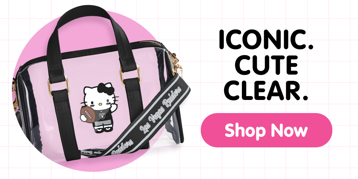 Carry iconic cuteness with Hello Kitty® Clear Bags 