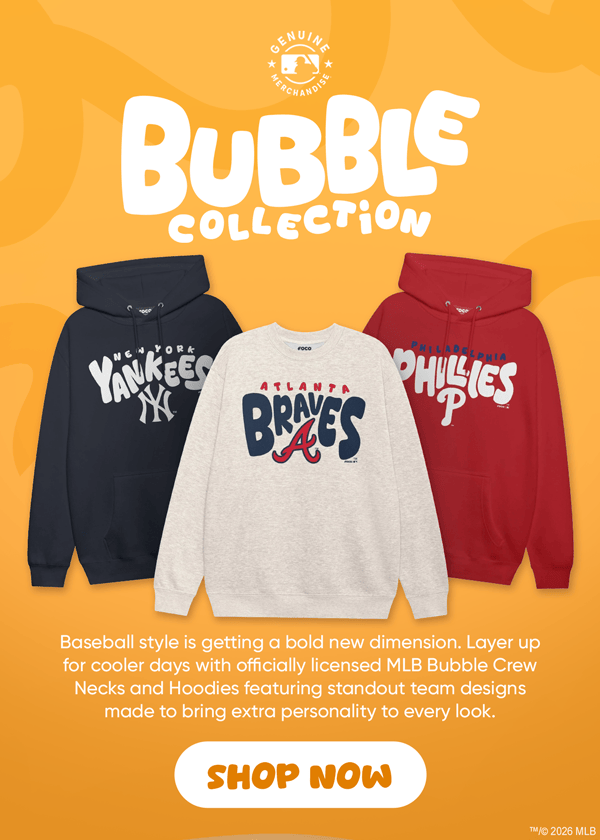 Shop Officially Licensed MLB Bubble Hoodies!