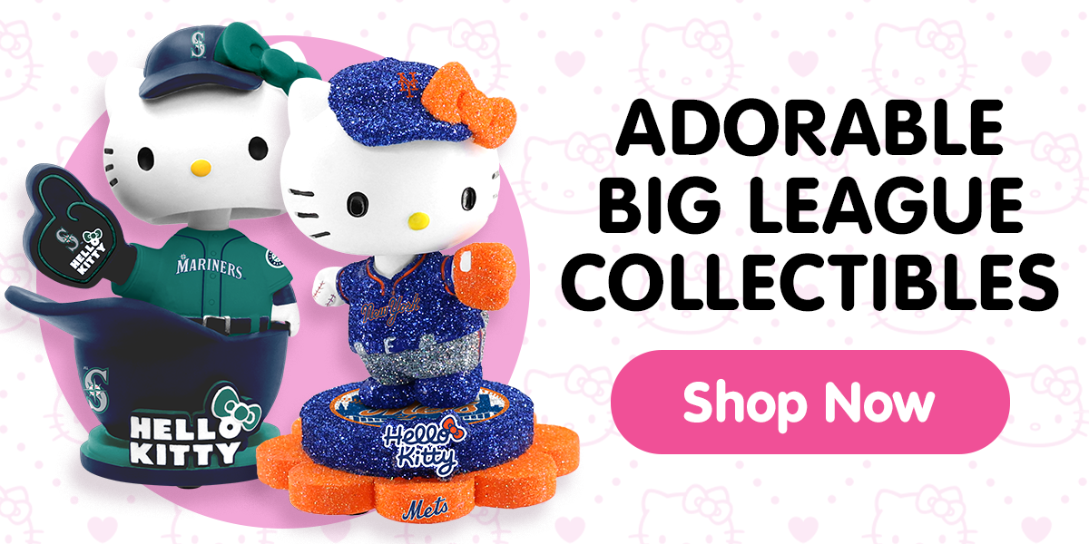 Collect Adorable MLB Hello Kitty® Bobbleheads