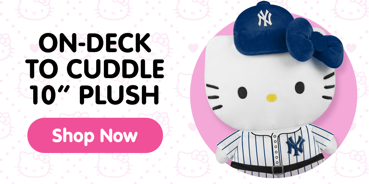 On deck to cuddle with MLB Hello Kitty® Plush