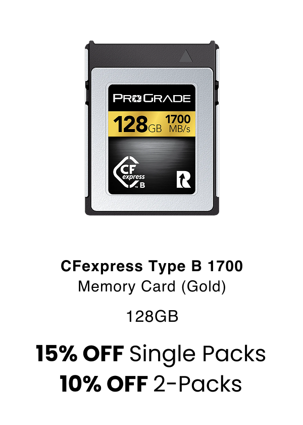 CFexpress Type B 1700 Gold Memory Card