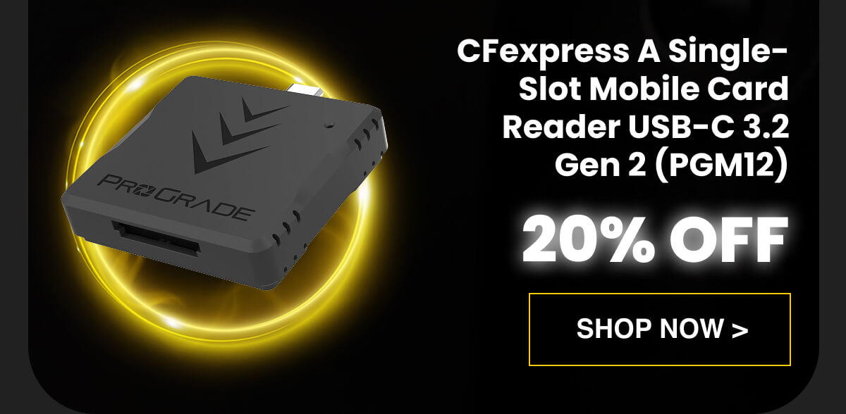 CFexpress A Single-Slot Mobile Card Reader USB-C 3.2 Gen 2 (PGM12) - 20% OFF