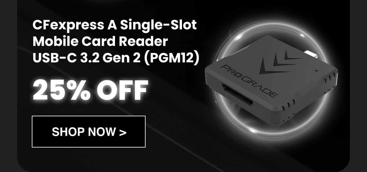 CFexpress A Single-Slot Mobile Card Reader USB-C 3.2 Gen 2 (PGM12) 25% OFF 