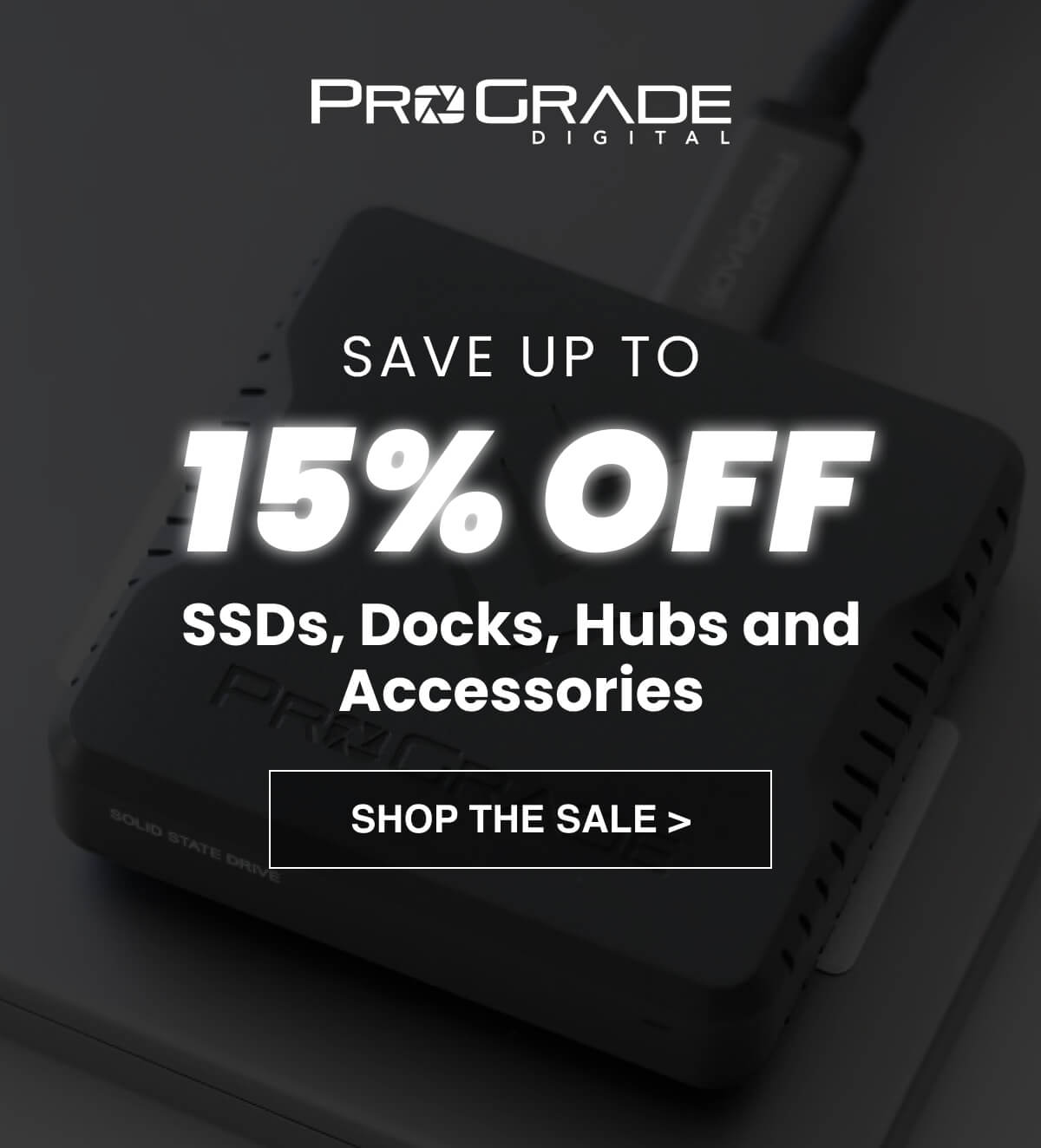 Save Up To  15% OFF SSDs, Docks, Hubs and Accessories