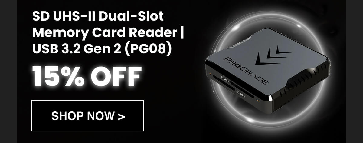 SD UHS-II Dual-Slot Memory Card Reader | USB 3.2 Gen 2 (PG08) 15% OFF 