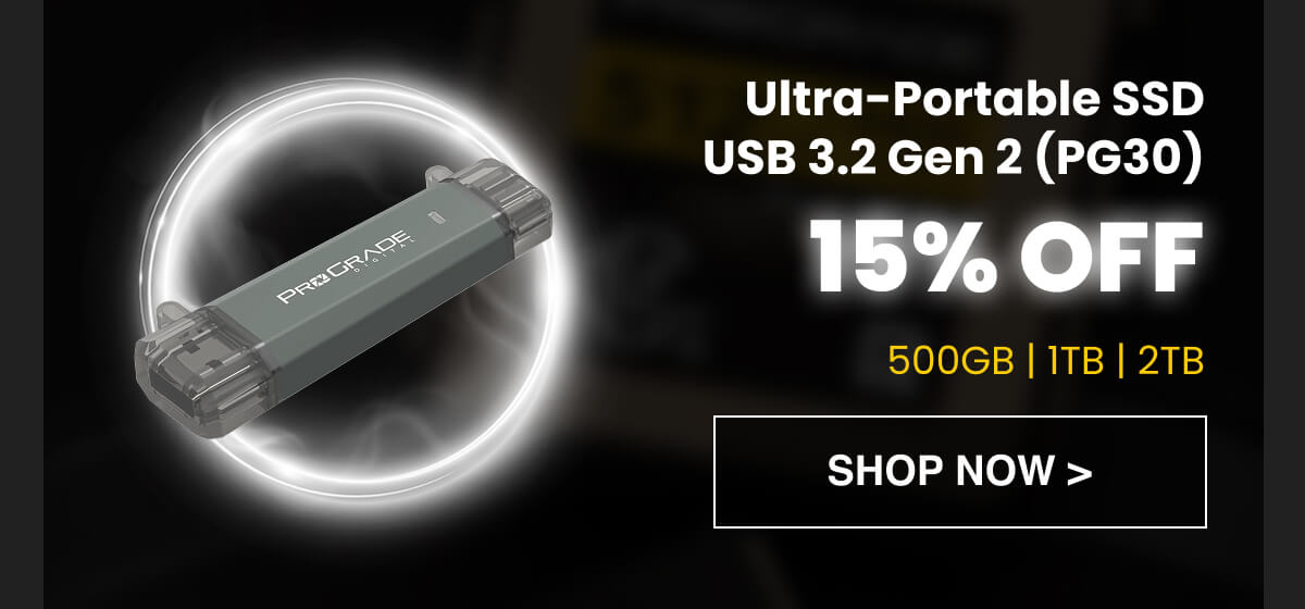 Ultra-Portable SSD USB 3.2 Gen 2 (PG30)  15% OFF 500GB | 1TB | 2TB 