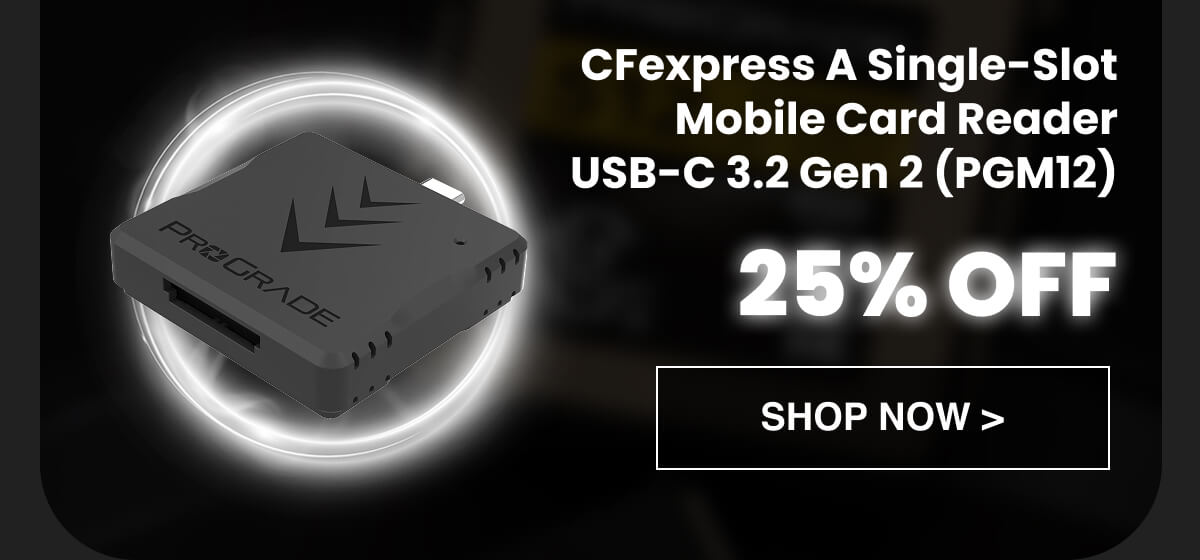 CFexpress A Single-Slot Mobile Card Reader USB-C 3.2 Gen 2 (PGM12) 25% OFF