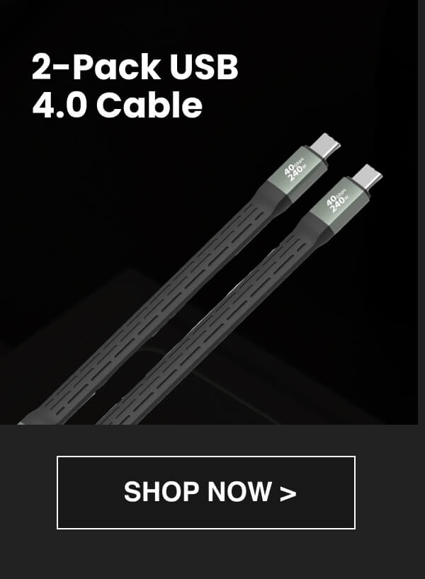 2-Pack USB 4.0 Cable