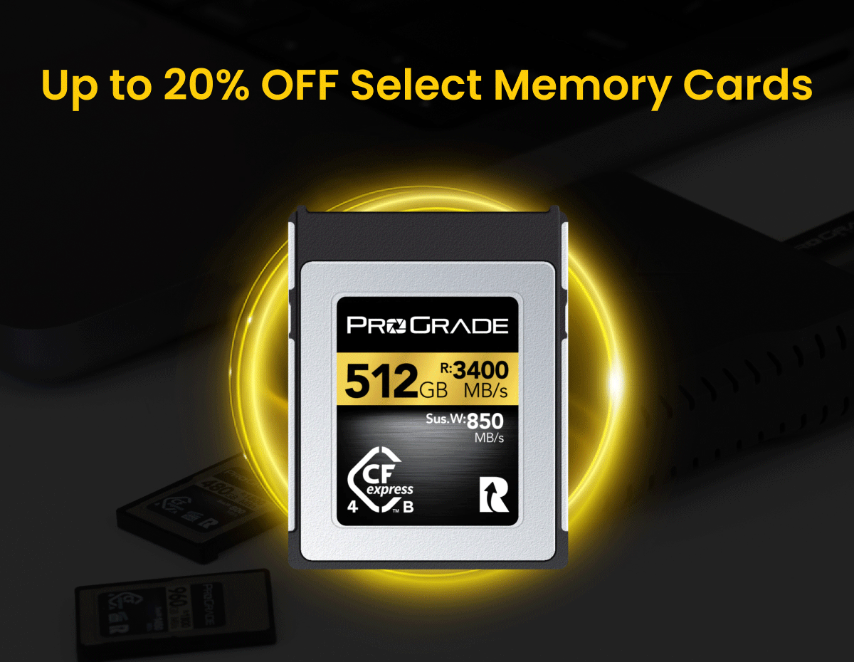 Up to 20% OFF Select Memory Cards
