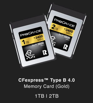 ProGrade Digital CFexpress™ Type B 4.0 Memory Card (Gold)