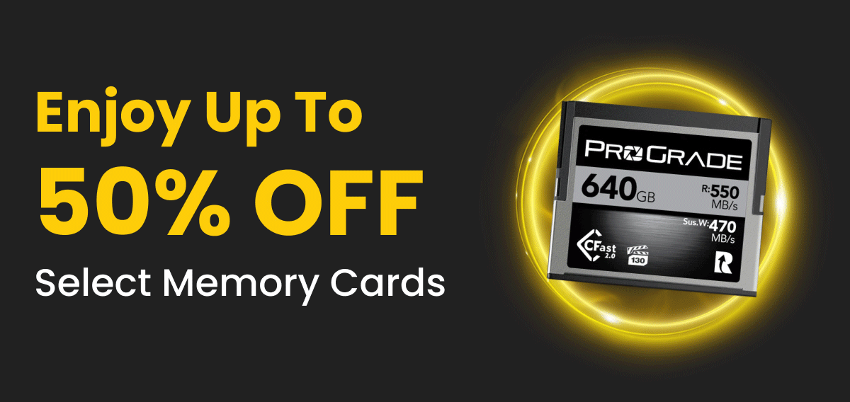 Enjoy Up To 50% OFF Select Memory Cards